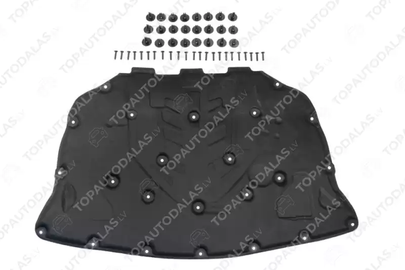 BMW 5 SERIES F10 F11 2009-2016 Dzinēja motora pārsega skaņas izolācija siltinājums 51486989301