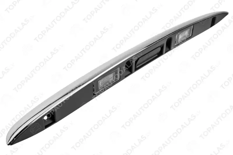 MINI R55 R55N R56 R56N R57 R57N R58 R59 CHROME Aizmugurējā vāka bagāžnieka atvēršanas poga slēdzis numura apgaismojums līste 51132753603