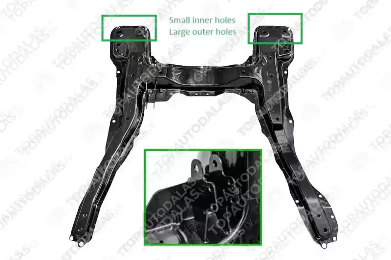 PEUGEOT 806 EXPERT CITROEN JUMPY FIAT SCUDO Priekšējais tilts pusrāmis balstrāmis 3502Y7 3502.Y7 PEUGEOT 806 EXPERT CITROEN JUMPY FIAT SCUDO Priekšējais tilts pusrāmis balstrāmis 3502Y7 3502.Y7
