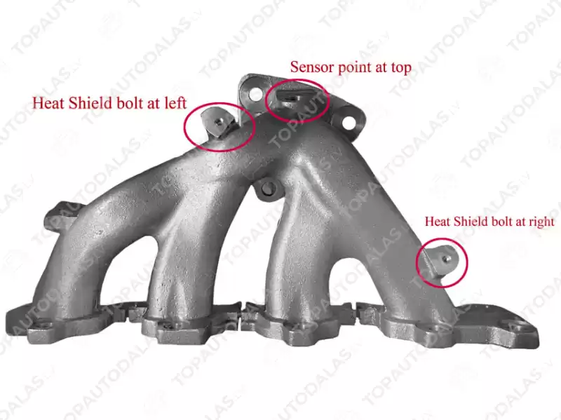 Chevrolet Captiva C100 C140 2.4 2006-2012 Izplūdes kolektors 12642279