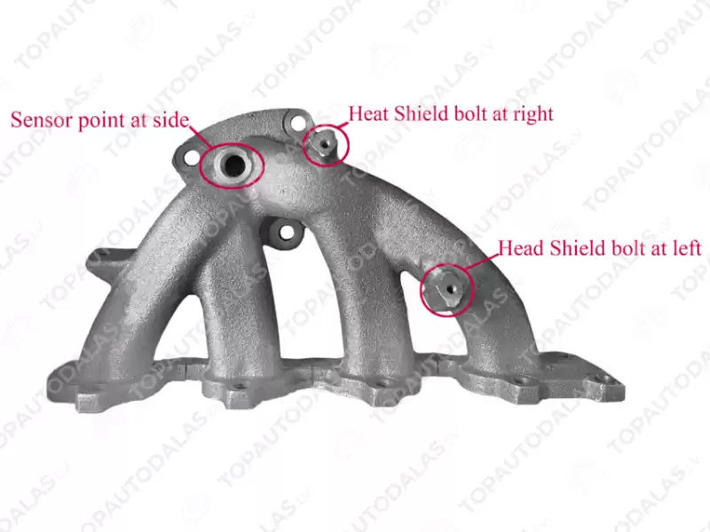 Chevrolet Captiva C100 C140 Opel Antara L07 2.4 2006-2012 Izplūdes kolektors 12609823 Chevrolet Captiva C100 C140 Opel Antara L07 2.4 2006-2012 Izplūdes kolektors 12609823