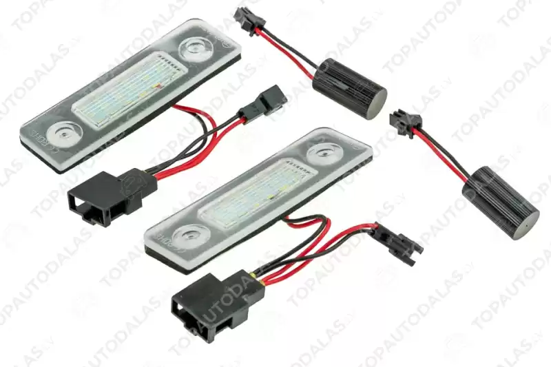 SKODA ROOMSTER 2006-2010 Numura zīmes apgaismojums LED 1Z0943021B 1Z0 943 021 B