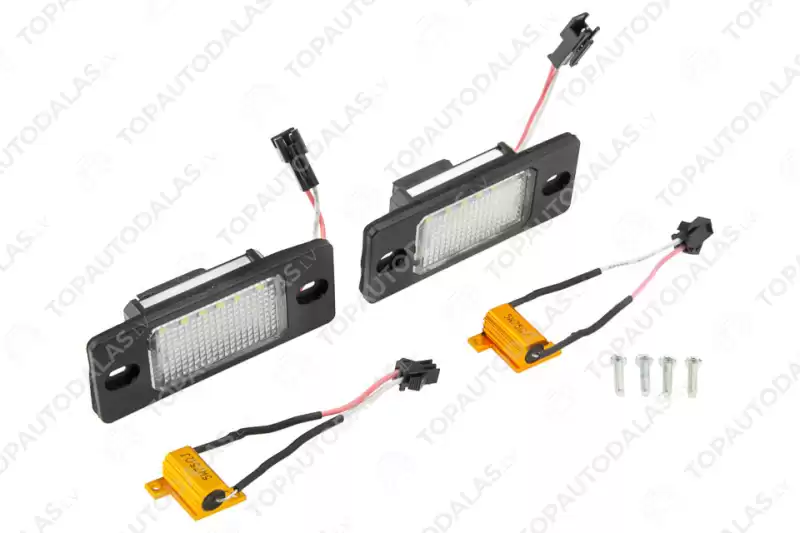 VW BORA COMBI 1999-2005 Numura zīmes apgaismojums LED 1J5943021 1K5943021D 7L5943021B