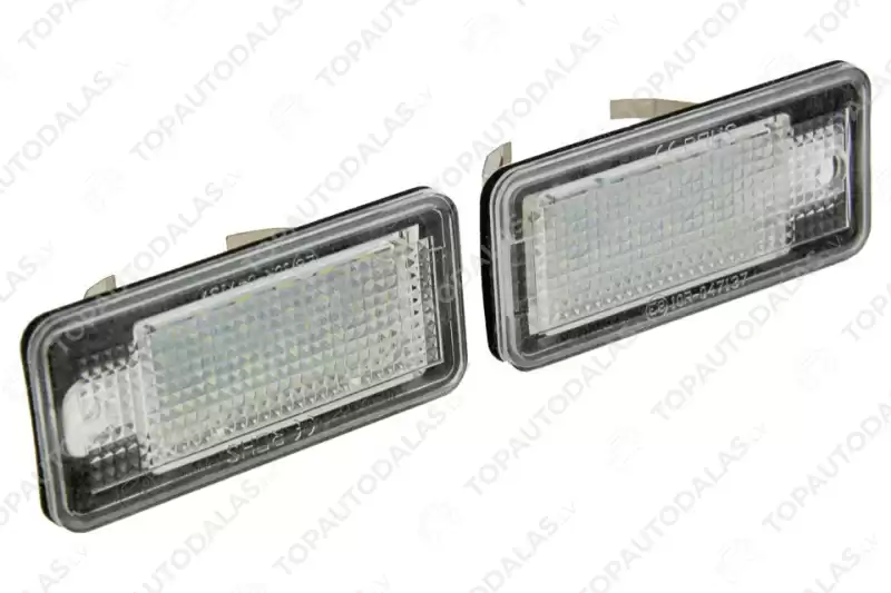 Audi A8 4H 2004-2009 Numura zīmes apgaismojums LED 8E0807430A 8E0807430B
