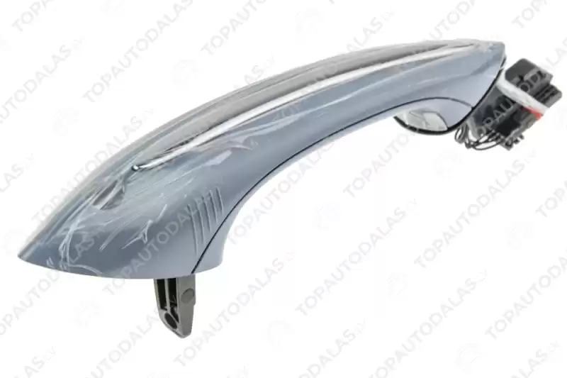 BMW 5 6 7 SERIES F01 F02 F03 F04 F06 F07 F10 F11 F12 F13 F18 Durvju atvēršanas rokturis priekšējais kreisais ārējais SILVER 51217231931 7231931