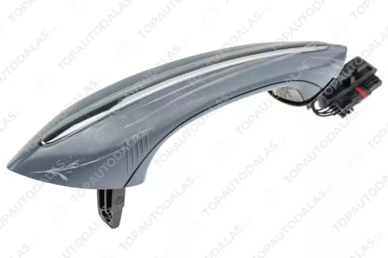 BMW 5 6 7 SERIES F01 F02 F03 F04 F06 F07 F10 F11 F12 F13 F18 Durvju atvēršanas rokturis aizmugurējais kreisais ārējais SILVER 51217231933 51217316383